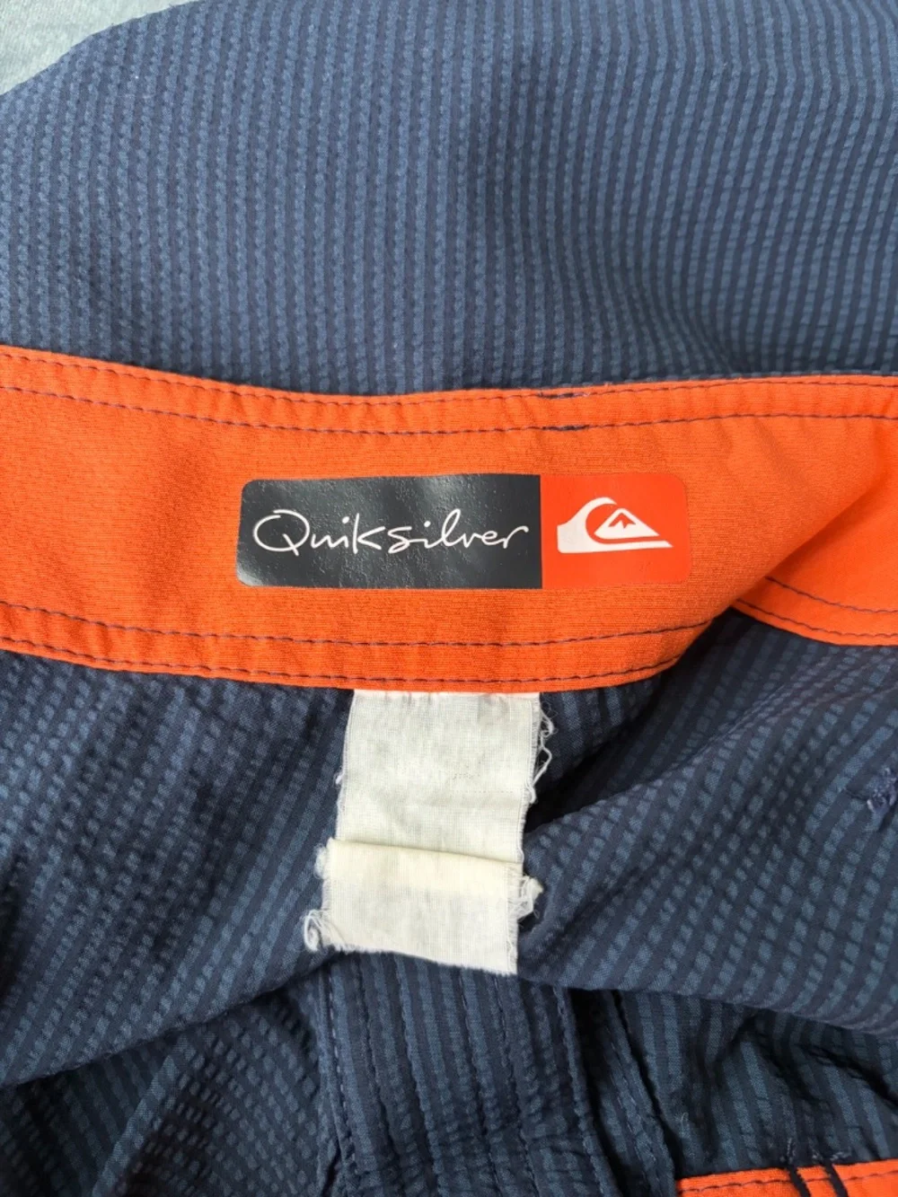 Quiksilver men Boardshorts seersucker Navy Blue